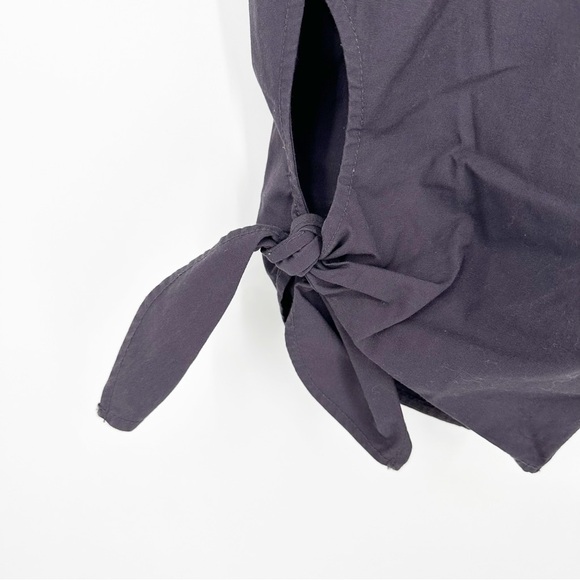 Isabel Marant Gaviao High-Rise Cotton Cropped Relaxed Tapered Pants - Picture 4 of 8